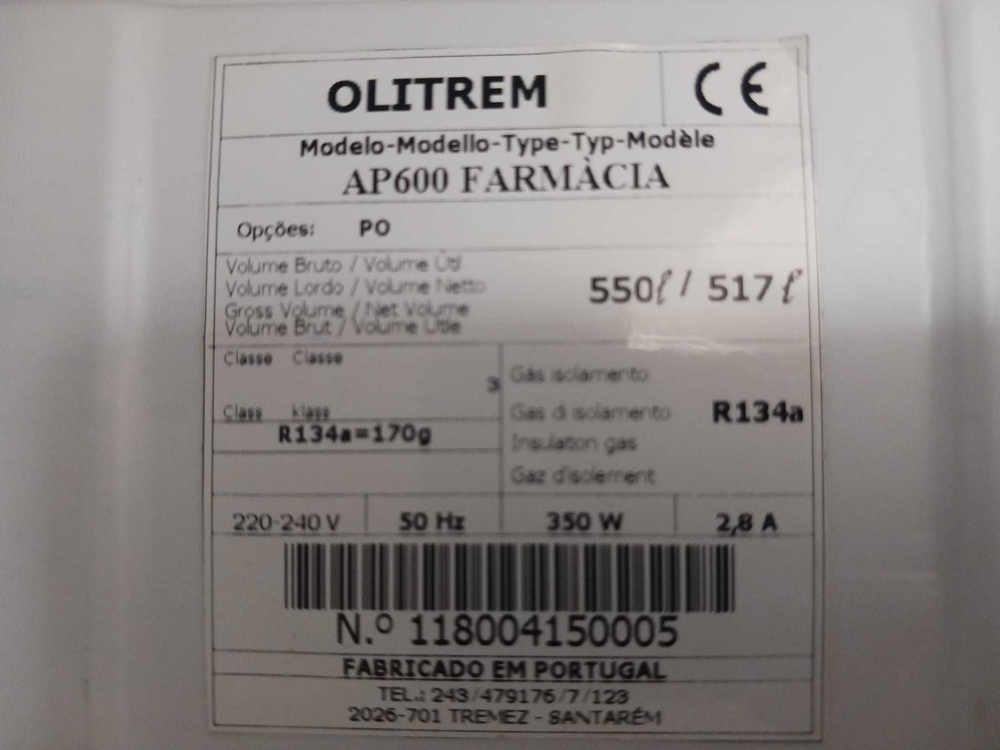 ACM1630 - Armário Conservação 517L Skinplate - SEMI-NOVO