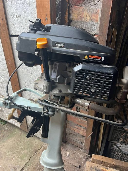 Лодочный мотор Zongshen 6 л.с. новый, нога Прибой 2 винта.