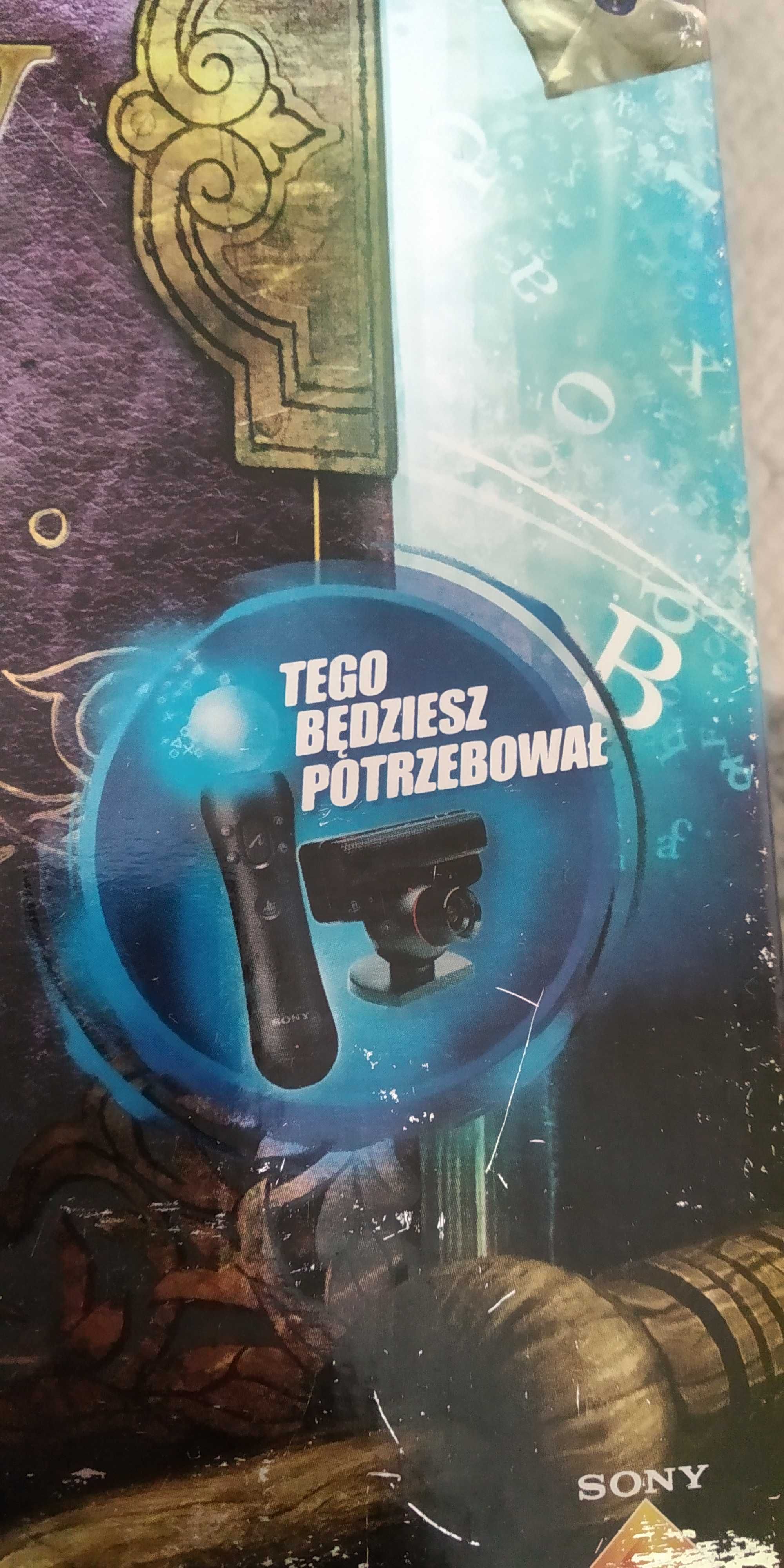 Gra PS3 Księga Czarów Wonderbook J. K. Rowling.