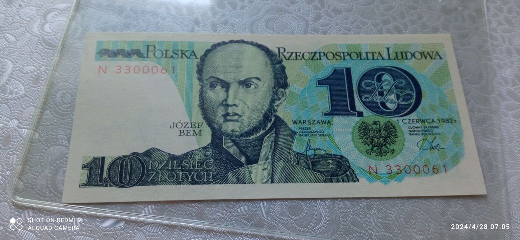 Banknoty PRL kolekcjonerskie