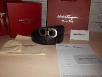 Salvatore Ferragamo pasek firmowy, skóra naturalna, Włochy 172
