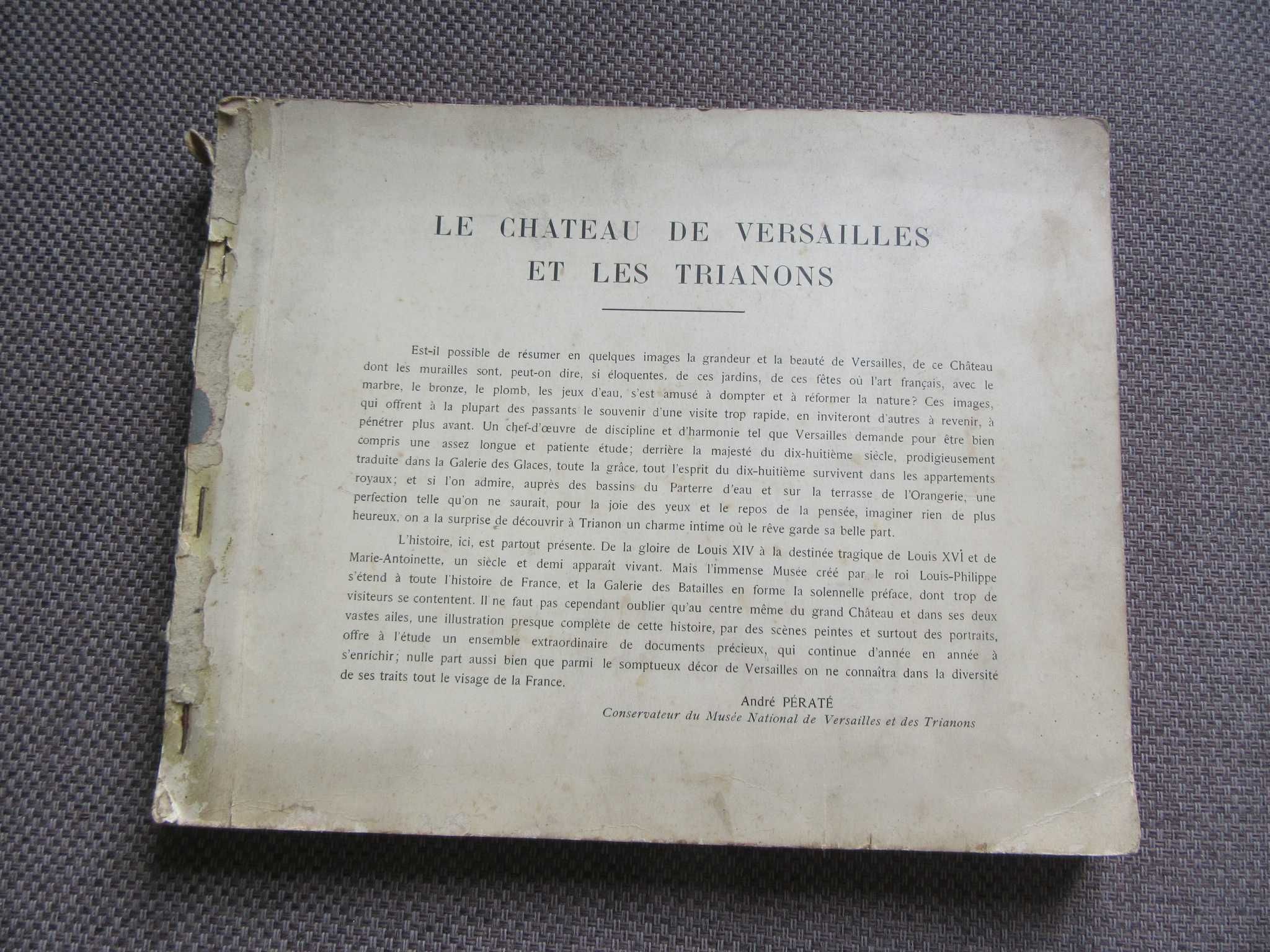 Album Le Chateau de Versailles et les Trianons wyd. ok. 1920r