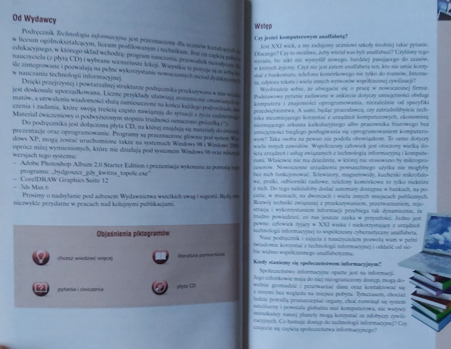 Technologia Informacyjna podręcznik Hermanowska Operon z płytą CD