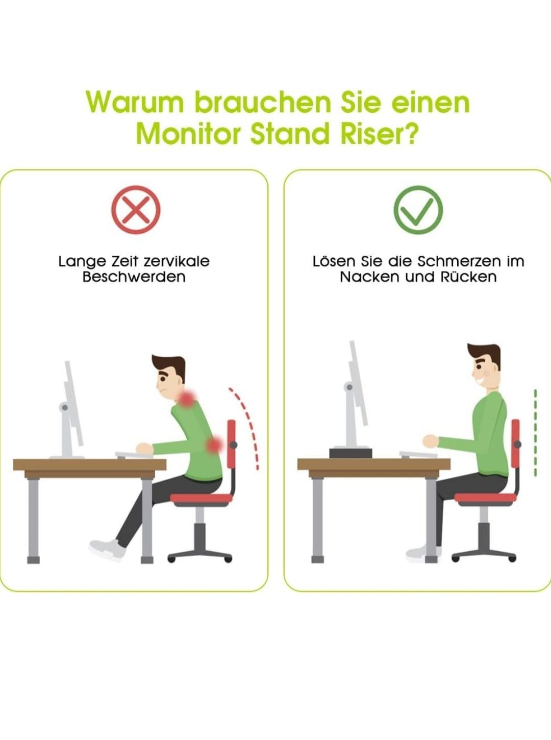 Stojak na monitor, 2-poziomowy stojak na monitor