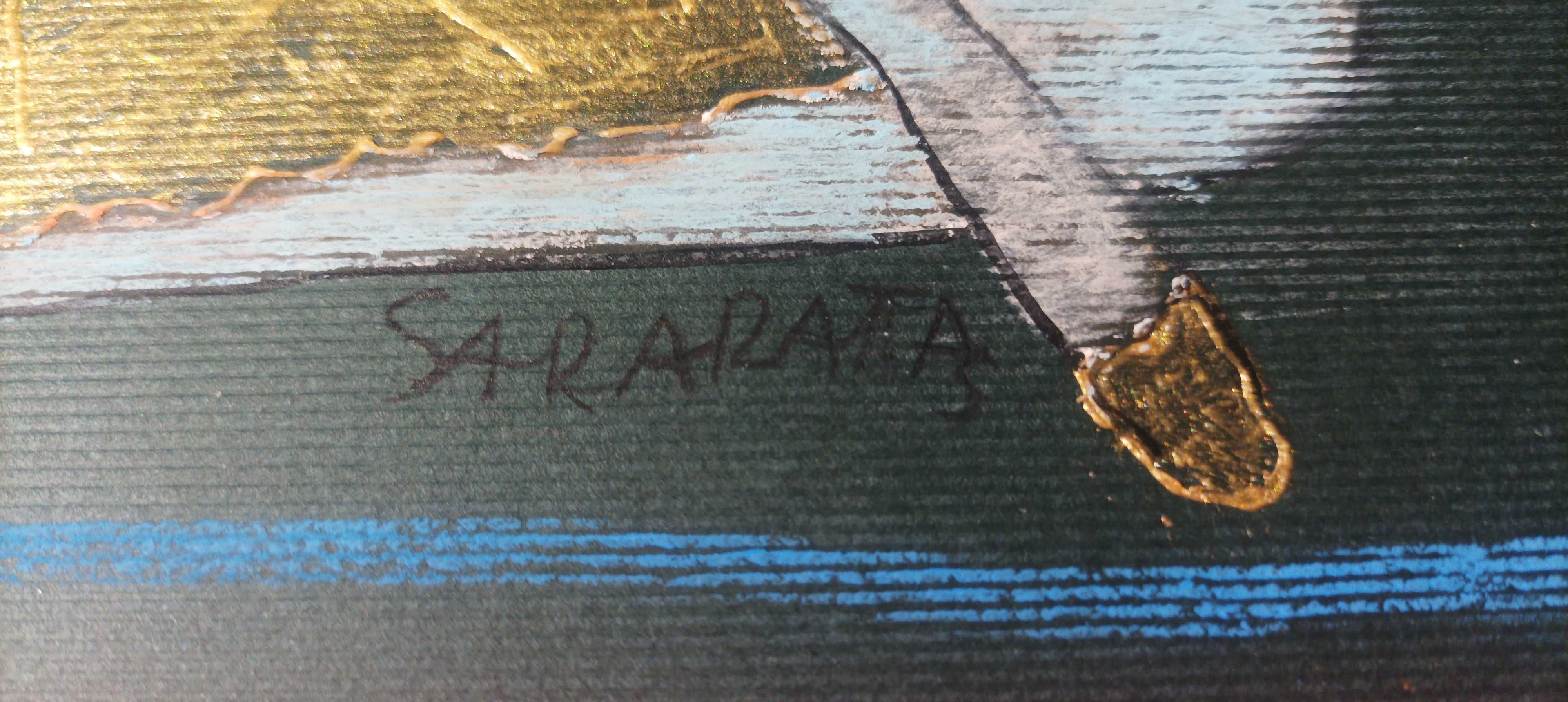 grafika na kartonie Joanna Sarapata