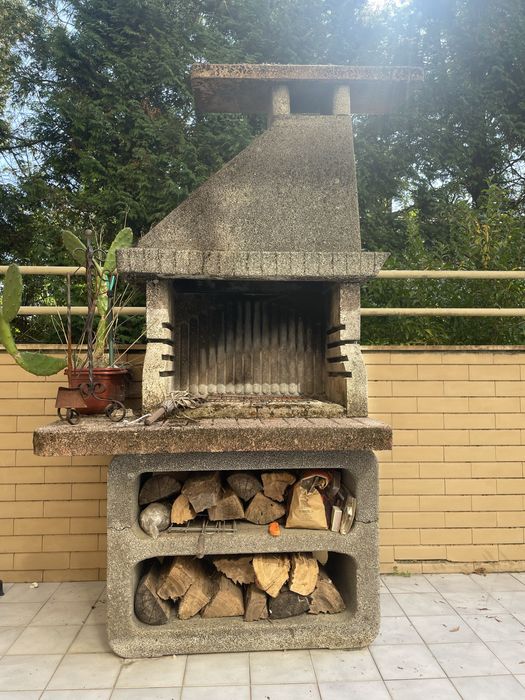 Churrasqueira em pedra