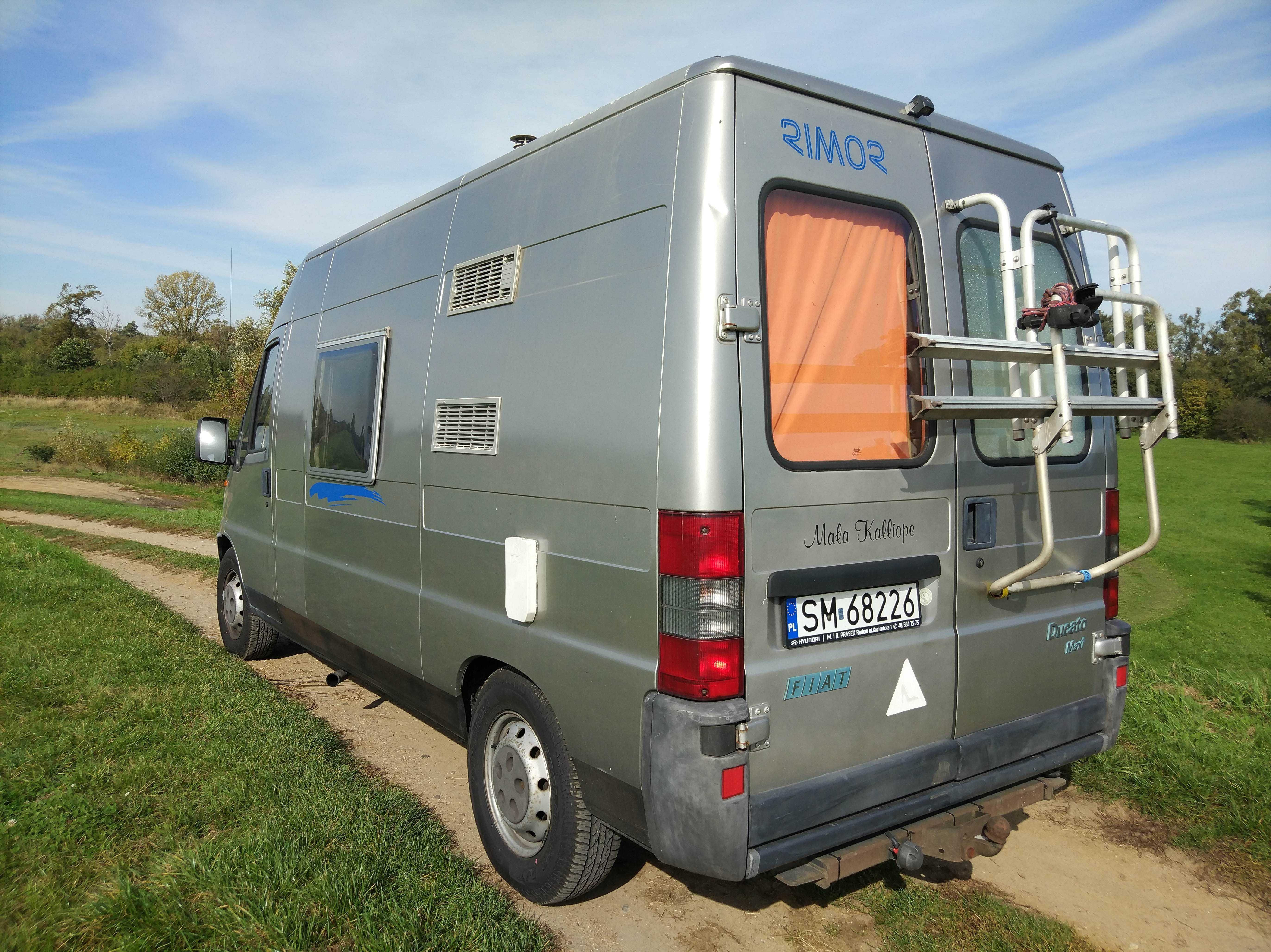 Kampervan Ducato Rimor 2,8 1998 r. nowa klima, 6 miejsc, doinwestowany