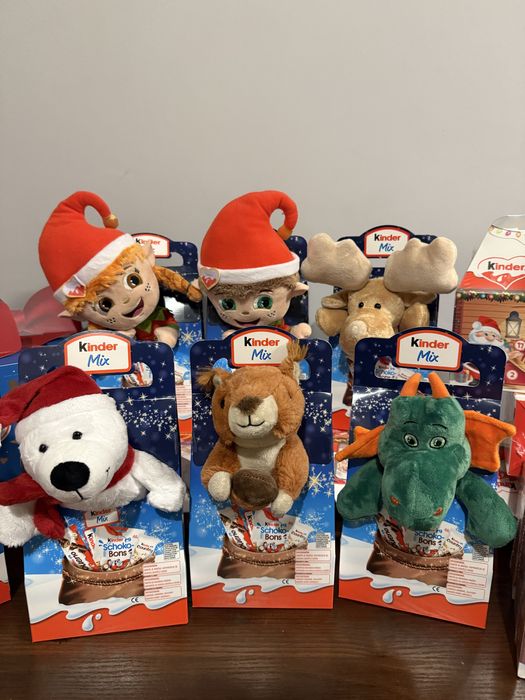 Подарунок з мякою іграшкою  Маху Міх з солодощами від Кіндер kinder