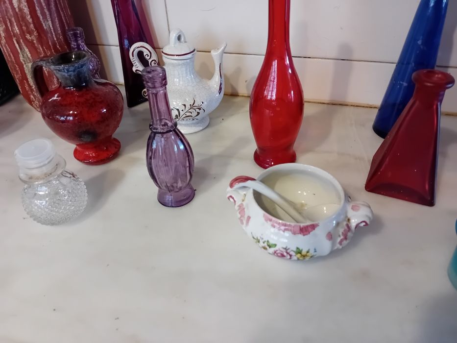 Conjunto de Jarras/Garrafas/Objectos Decorativos