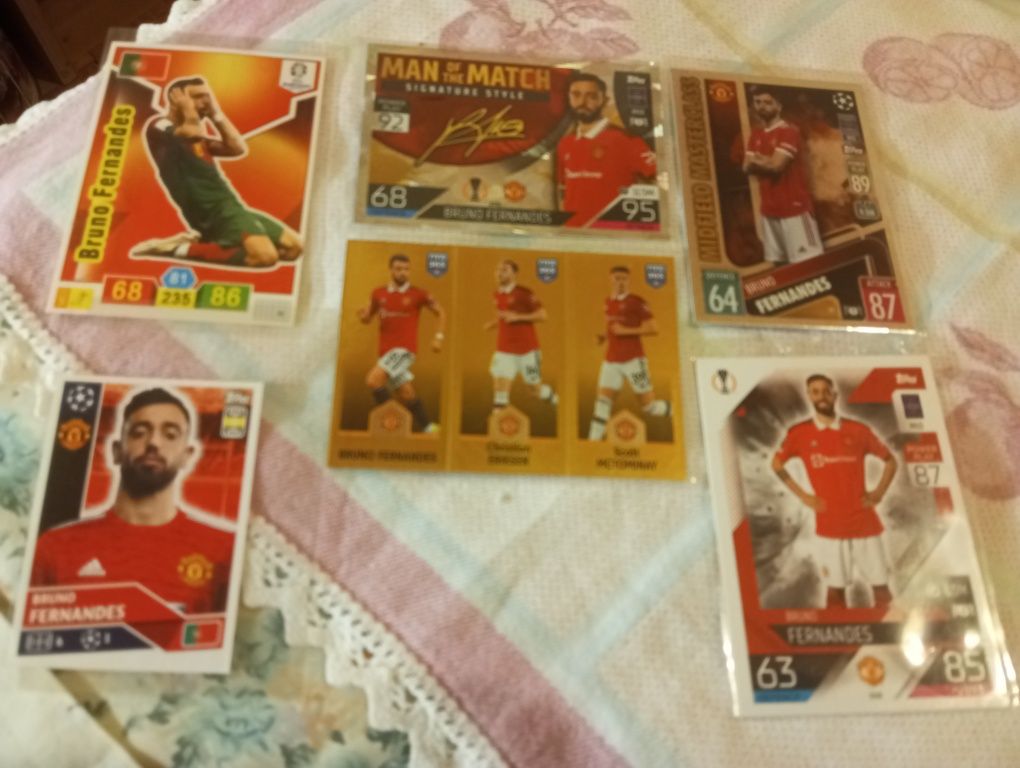 Cromos e cards Bruno Fernandes