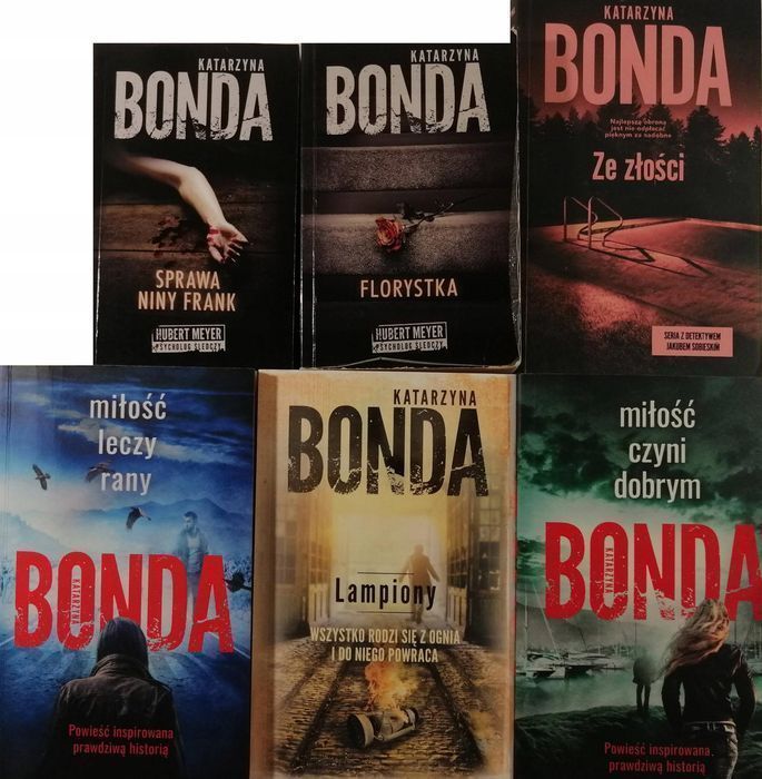 6x Bonda Miłość Lampiony Florystka Sprawa Ze złośc