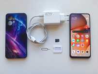 Xiaomi Redmi Note 12 4GB/64GB + karta SD 128GB, pęknięty wyswietlacz