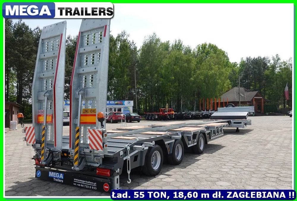 Mega Laweta 13,60 + 5,00 m wysuw, 4 x ZAGŁĘBIANA, najazdy HYDRULICZNE 3,0 M !!!  GOTOWA / PLAC !!! Balkon 3,75 + pokład 9,30 +5,0 m, oś skrętna, PTO !!