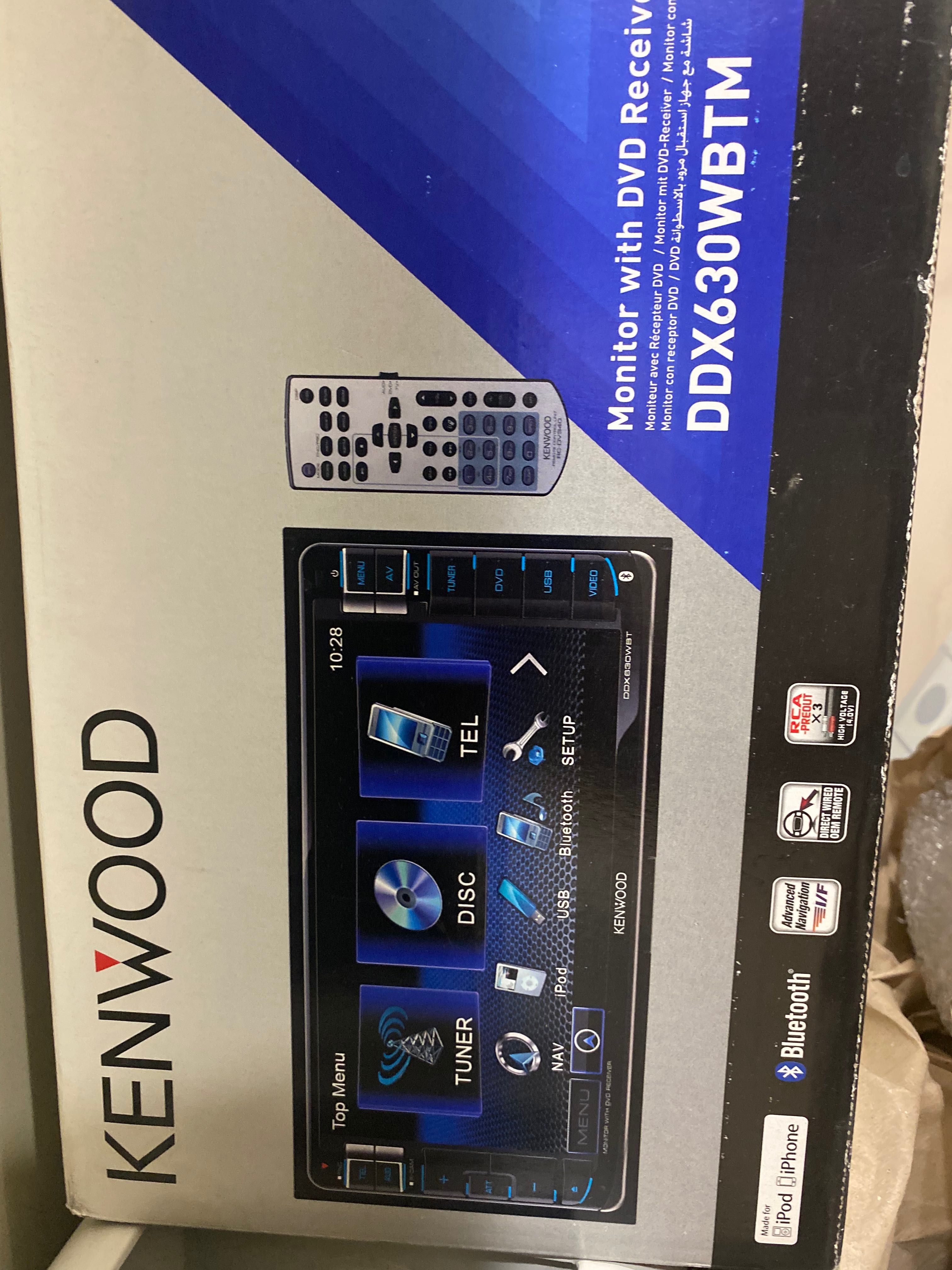 Kenwood DDX630WBT штатная магнитола Toyota