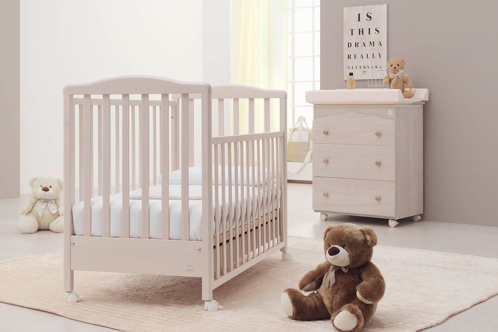 Комплект детской мебели кроватка+пеленальный комод Italbaby Euro ivory