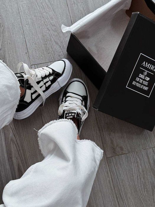 Кросівки AMIRI MMY Bones x Maison MIHARA YASUHIRO Black premium