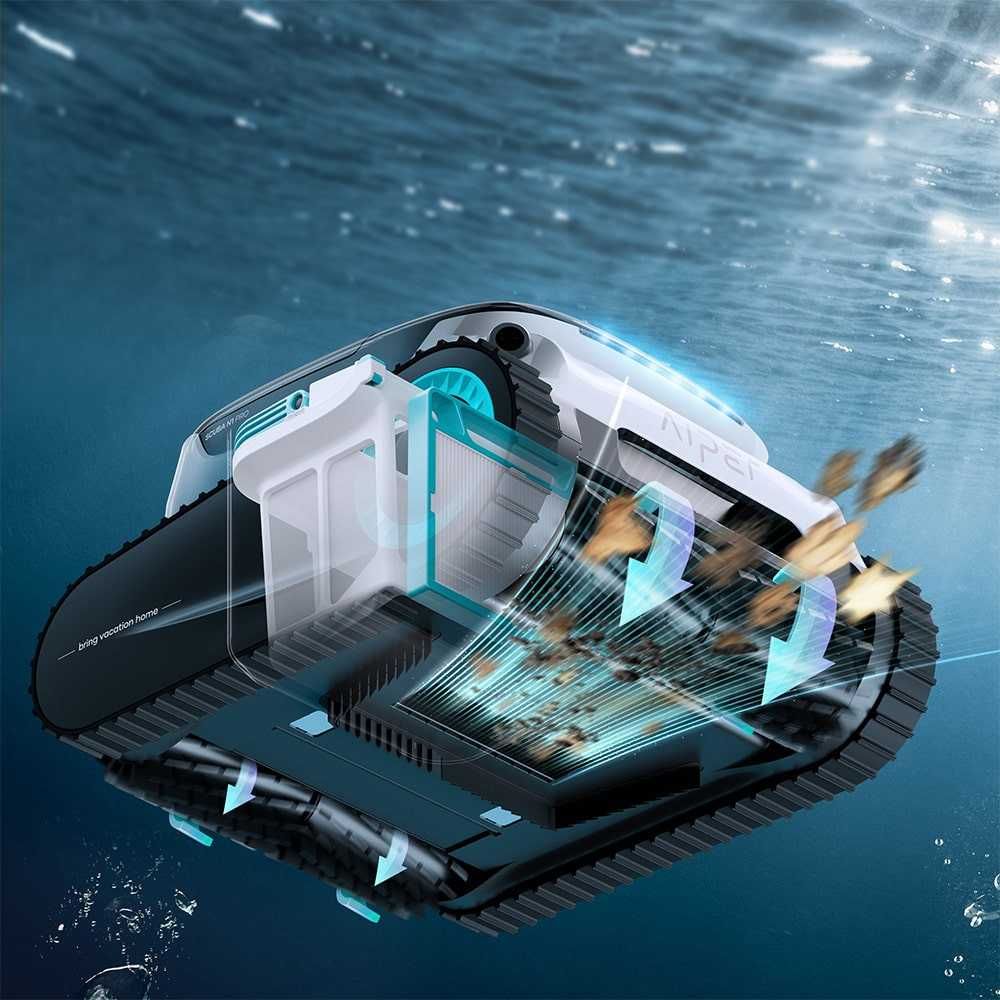 Bezprzewodowy automatyczny odkurzacz do basenu AIPER SCUBA N1 PRO