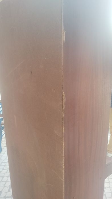 Movel escrivaninha usado castanho escuro