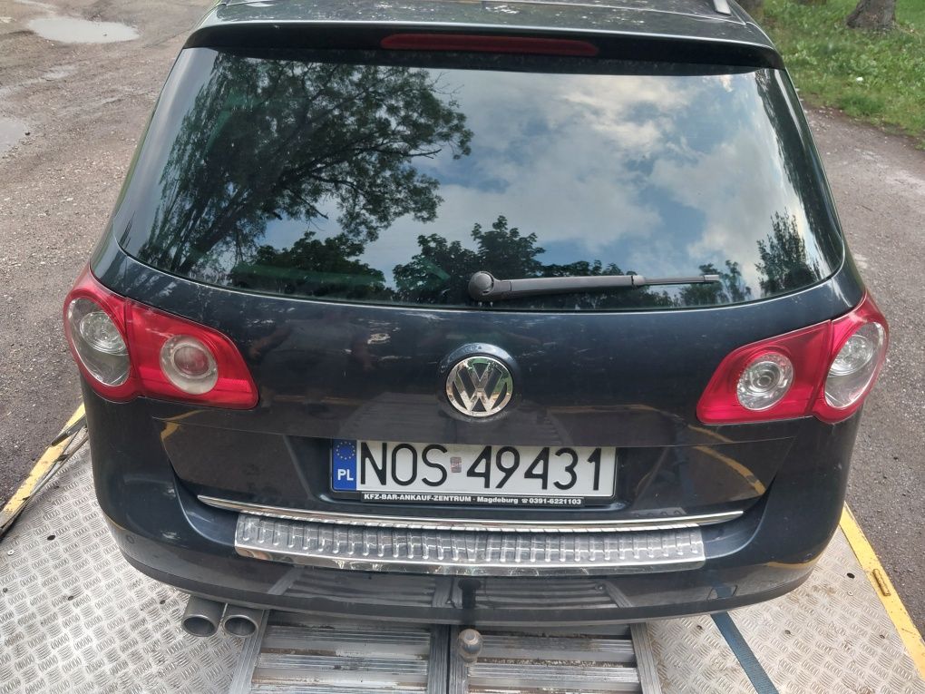 Części vw passat b6 silnik 2.0 bmp skrzynia hxs dsg kolor lc5f klapa