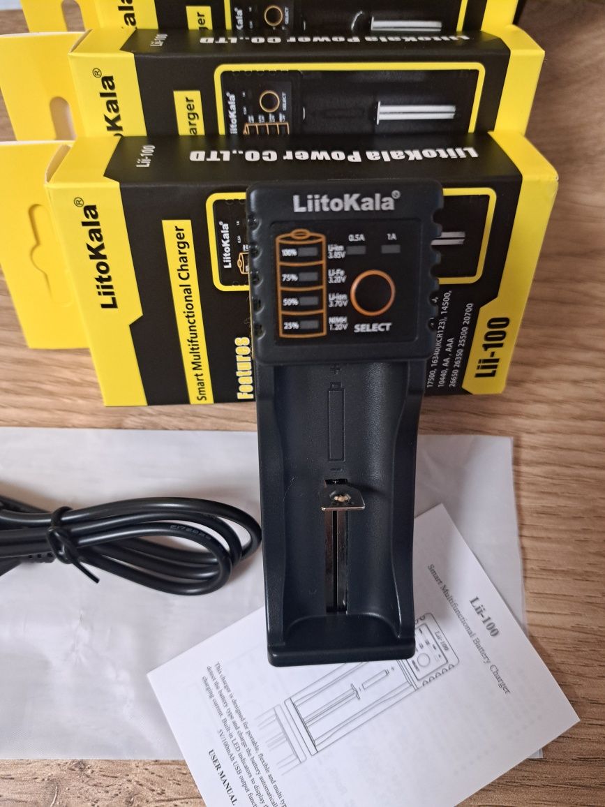 Liitokala lii 100 зарядка з функцією павербанка charger powerbank