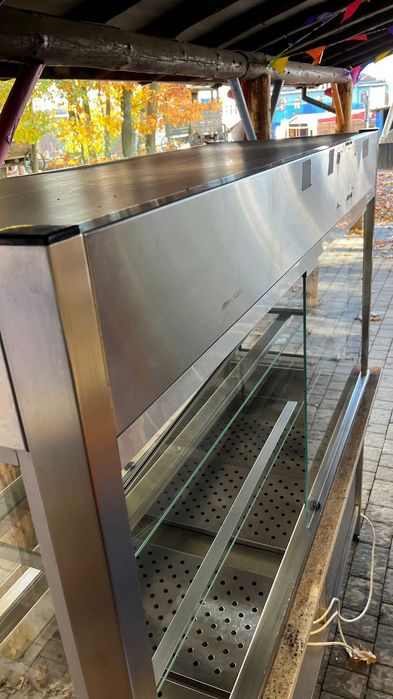 Witryna chłodnicza z wanną chłodniczą Dora Metal DM-94940.05