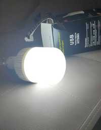 Аккумуляторная LED лампа, аккумулятор 1200mAh, быстрая зарядка