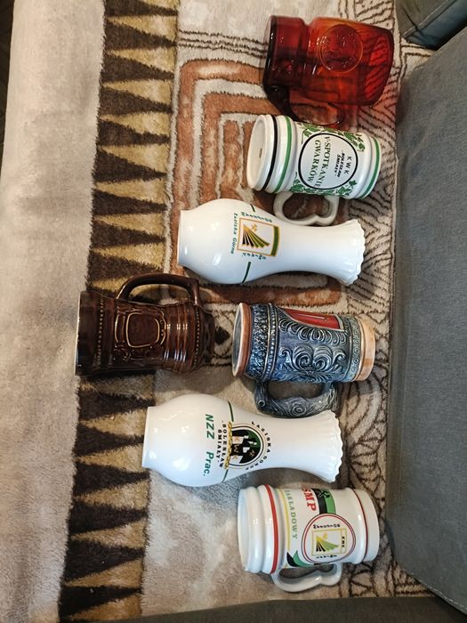 Kufle i wazony górnicze