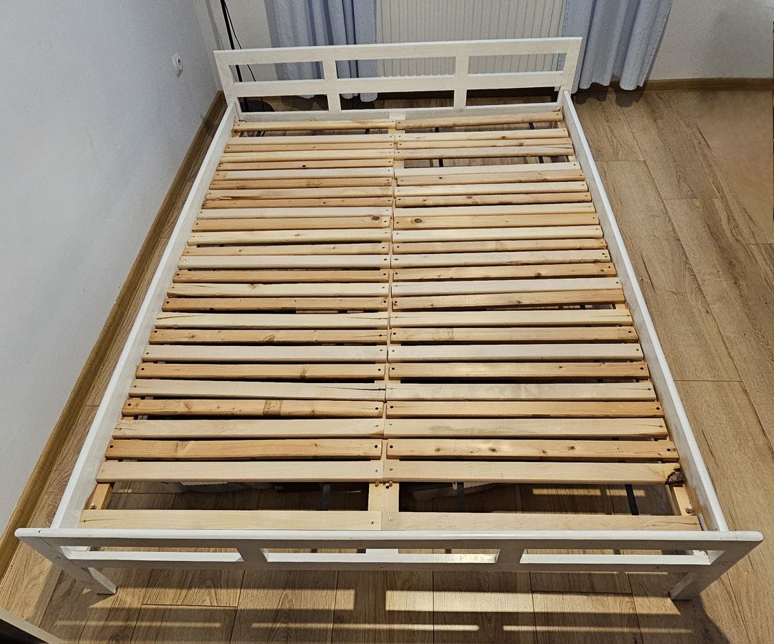 Rama łóżka, drewniana 140x200