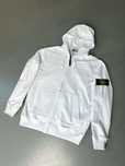 Кофта Stone Island | Зип худи Мужской Стон Айленд Белый | Унисекс