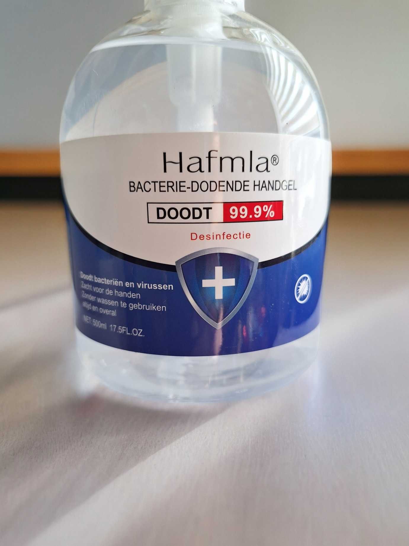 4x Płyn Dezynfekujący żel antybakteryjny do rąk 0,5l z pompką dezynf