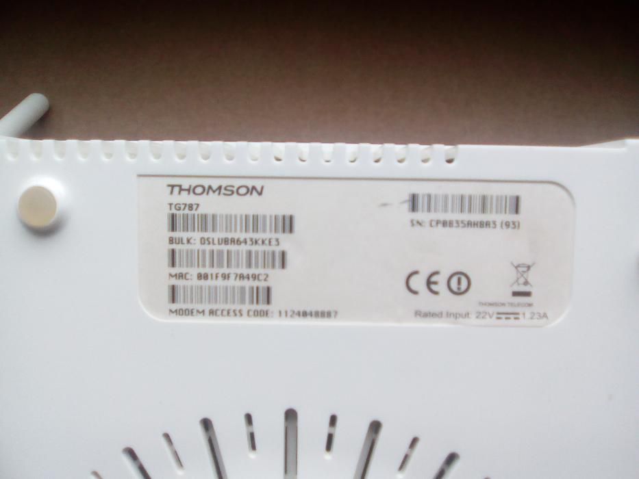 Router Thomson TG787