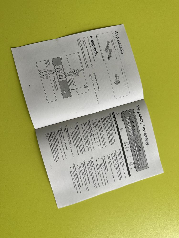 Instrukcja obsługi  do korektora Technics SH-GE70