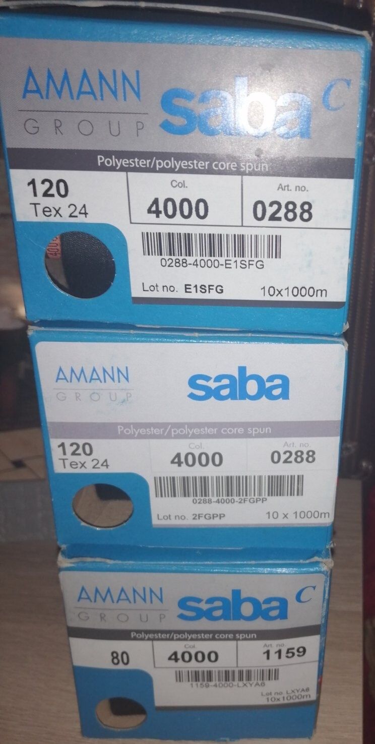Нитки Amann saba,Coats