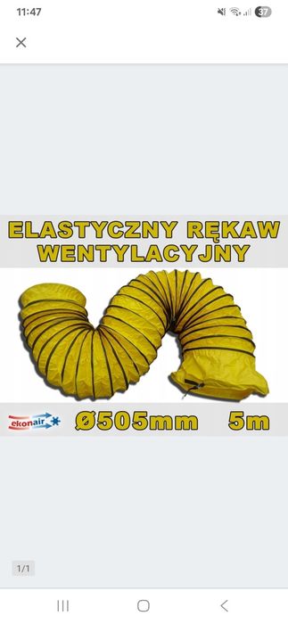 Rekaw do nagrzewnicy i klimatyzacji 5m