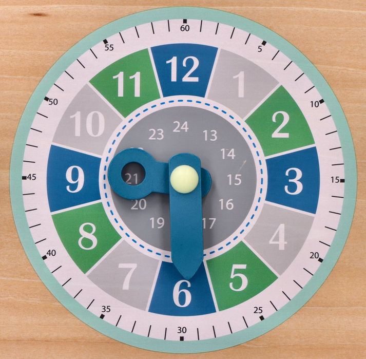 Drewniany Kalendarz Edukacyjny - Tablica Dla Dzieci