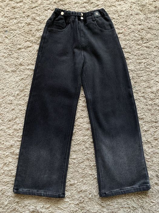 модні джинси на флісі для дівчаток