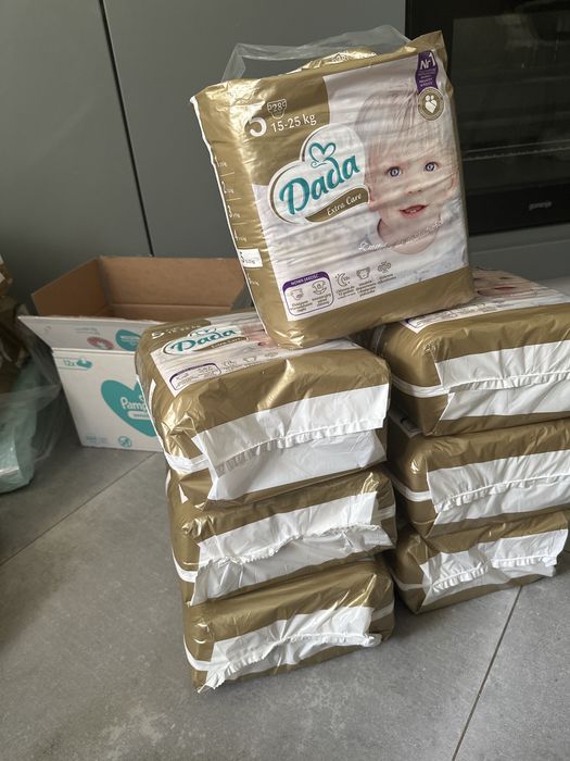 Dada extra care підгузки 196 штук 5розмір, JUMBO BAG