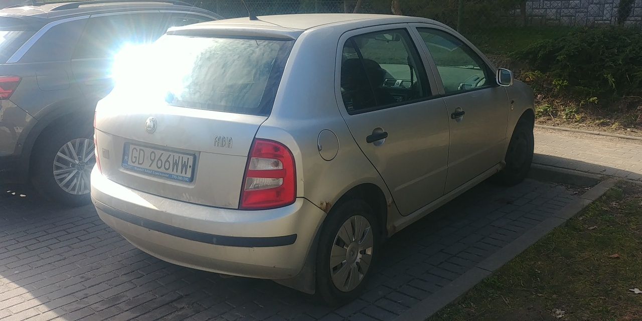 Skoda Fabia 1.2 rok 2004 zamiana na motocykl