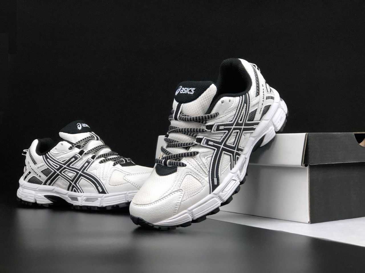 ХІТ ПРОДАЖ! Asics Gel-Kahana 8 White 36 37 38 39 40 41 42 43 44 45