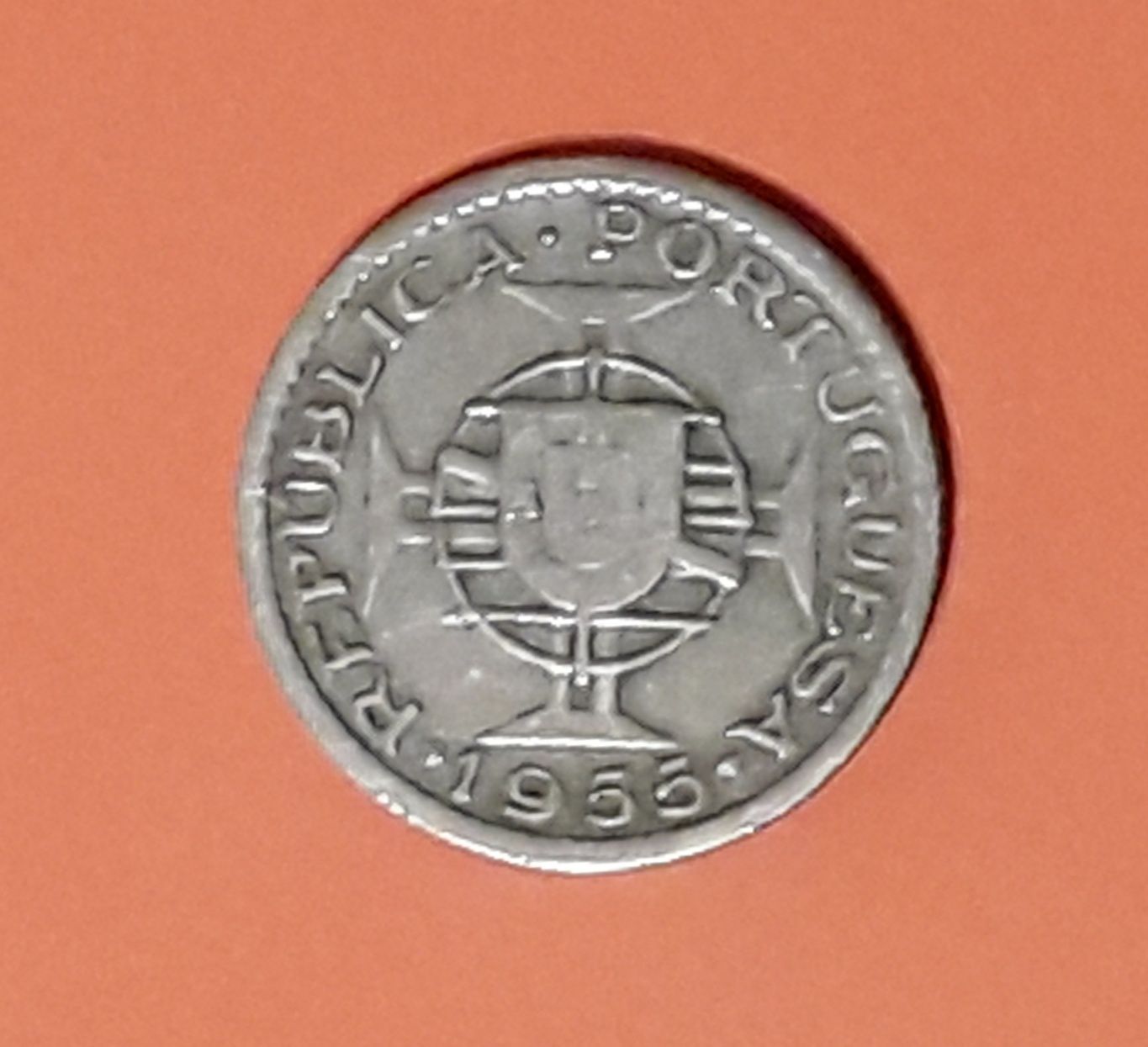Moeda 2$50 Escudos de 1955 Moçambique, República Portuguesa
