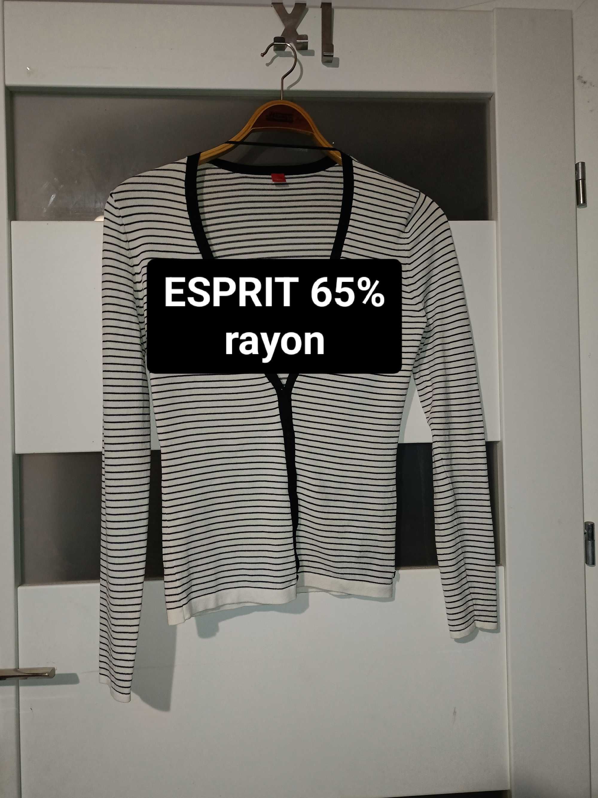 Kardigan Esprit wiskoza rozmiar M rayon wiskoza