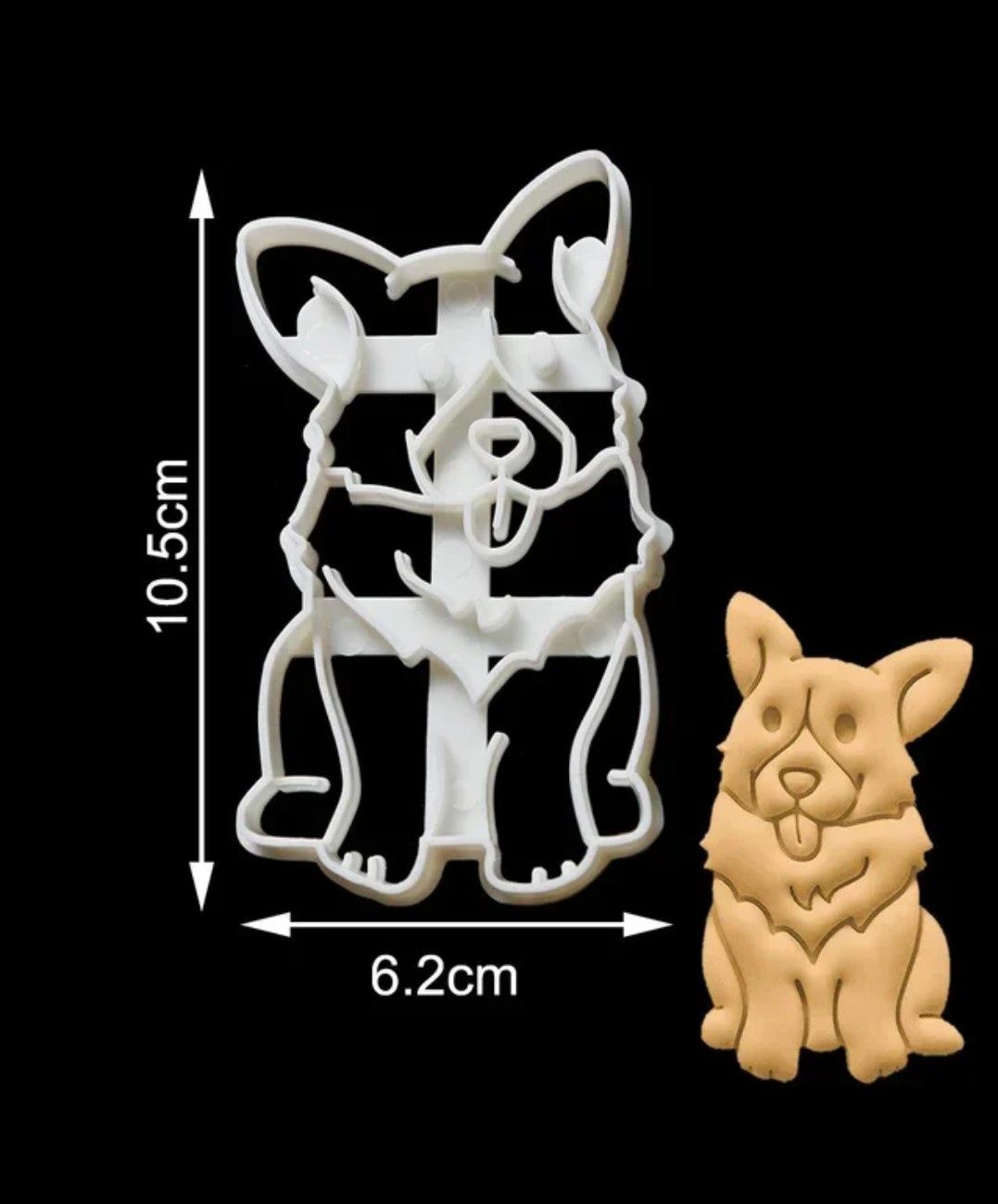 3 nowe duże foremki, wykrawacze ciastek Corgi 3D foremki do ciasteczek