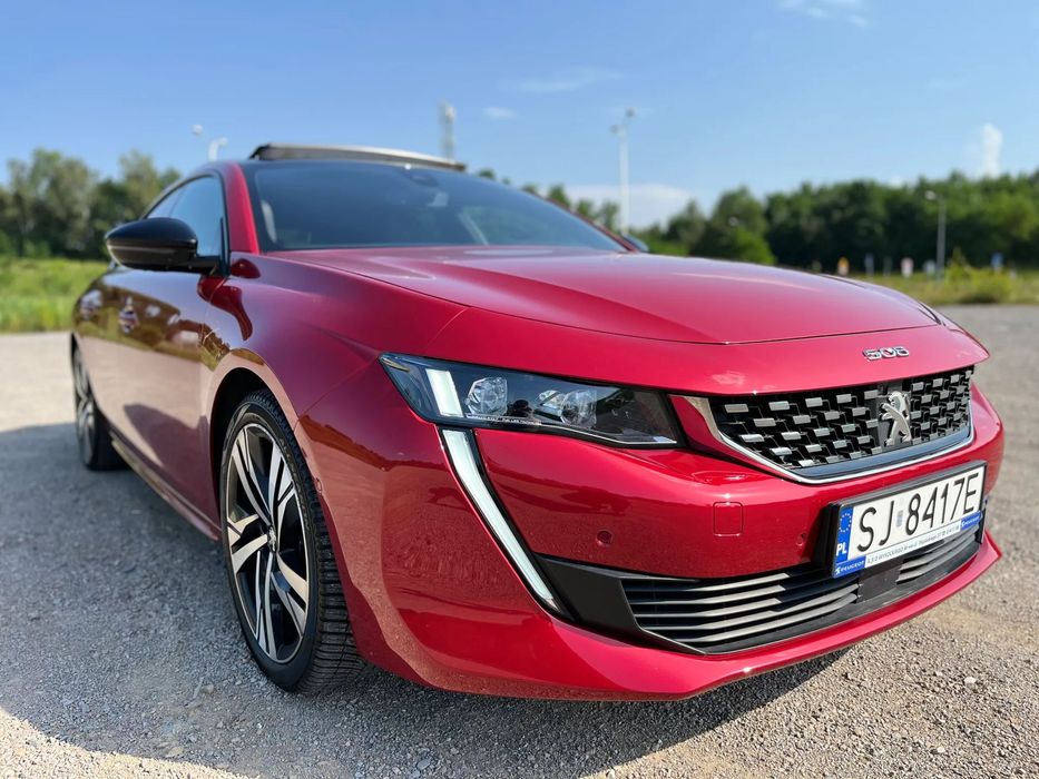 Peugeot 508 GT 225KM Automat Panorama NightVision Masaże Focal Kamery Skóra