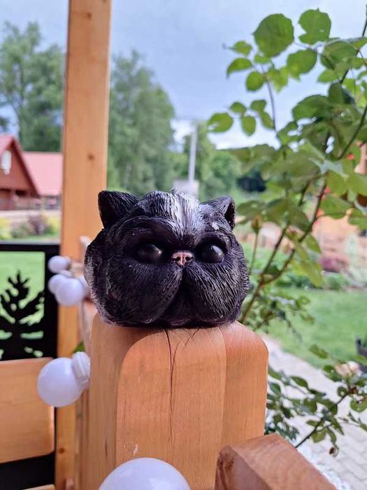 Świeca kot egzotyk Kot Perski Persian Cat 370g, duży, sojowy, handmade