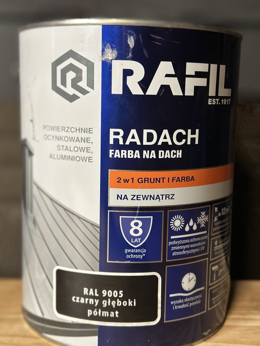 Rafil radach 5 l Farba na dach