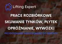 SKUWANIE tynków, płytek, ROZBIÓRKI, OPRÓŻNIANIE mieszkań, domów