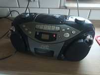 Radio FM JVC, radioodtwarzacz, kasety, płyty