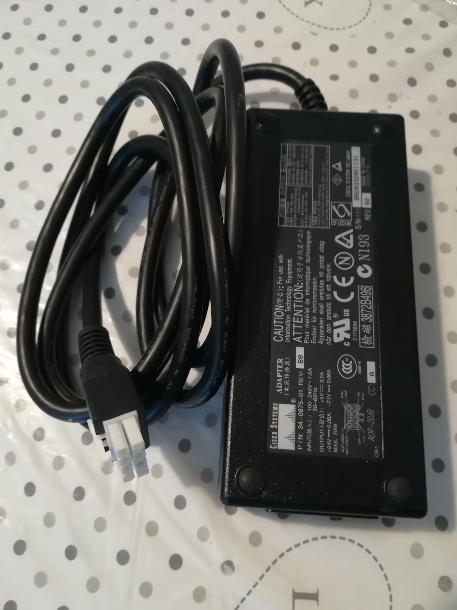 Zasilacz Adapter Cisco ADP 20JB