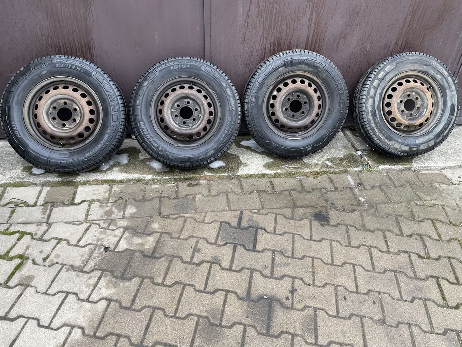 Sprinter 906 VW Crafter komplet kół 205/75/16c