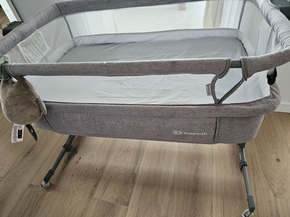 Łóżeczko dostawka kinderkraft z dodatkowym materacem